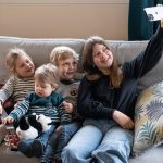 Selfie pour photo application journal familial