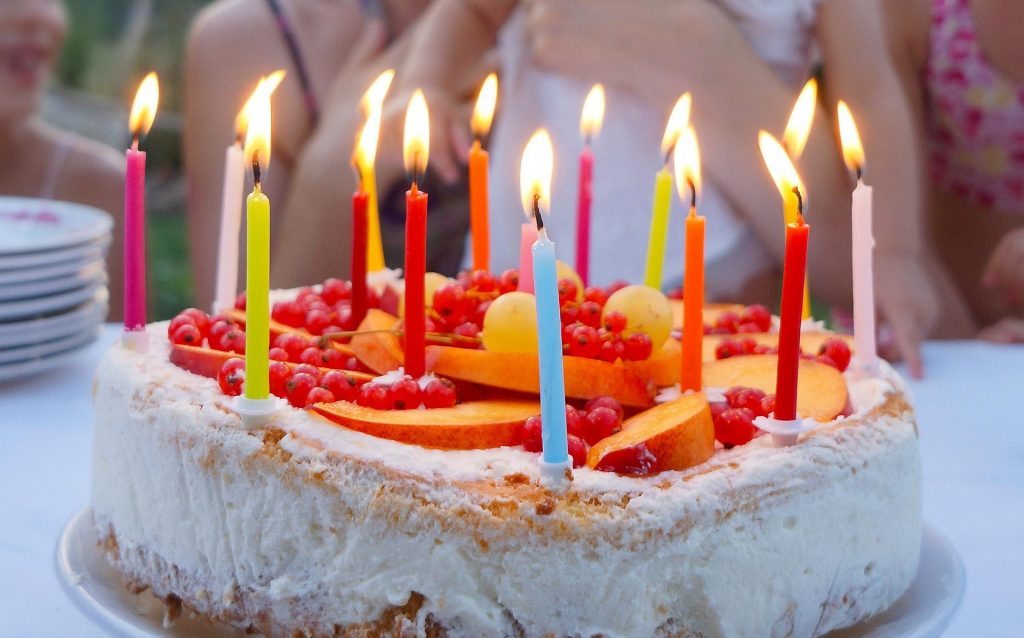 photo anniversaire à partager dans un journal familial